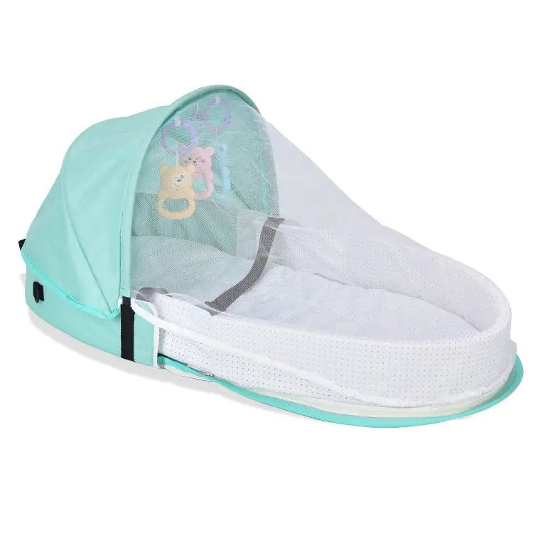 Anti-Pressure Baby Bassinet Portable Foldable Newborn Isolation Travel Crib Easy Carry